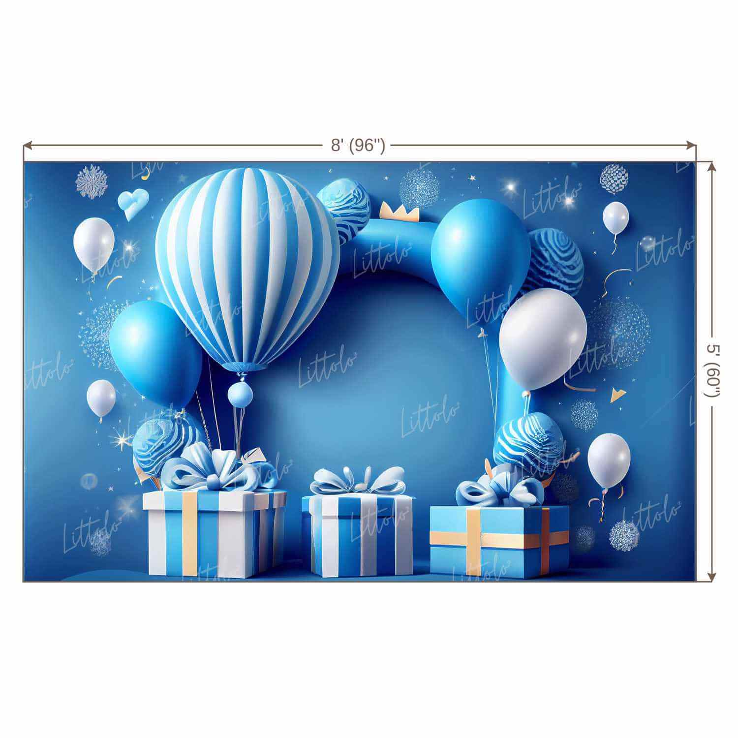 LB0730 Birthday Decor Backdrop