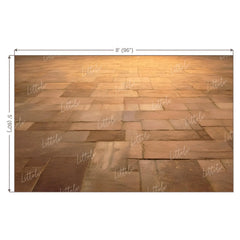 LB1598F Ancient Temple Courtyard Floor Backdrop