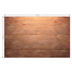 LB1605F Golden Dawn Stone Path Floor Backdrop