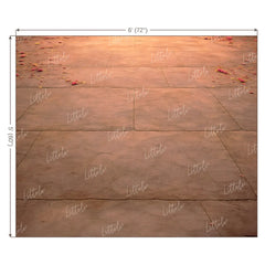 LB1606F Sacred Petal Stone D2 Floor Backdrop