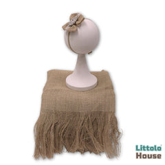 Jute Layer With Headband Set of 2 SR096 | Natural Jute