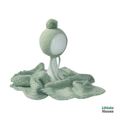 Handspun Chunky Wool Layer With Bonnet SR097 | NB | Bean Green