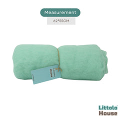 Natural Wool Fluff Wool Layer L025 | Sage Green