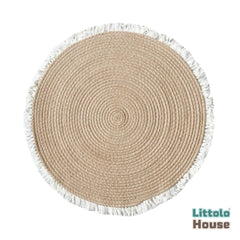 Hand Woven Boho Jute Layer L042 | Khaki