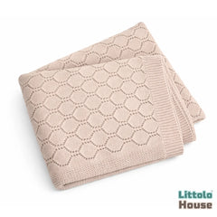 Elegant Wool Textured Blanket Layer L053 | Caramel