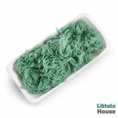 Natural Wool Flokati Fur Stuffer L058 | 100GM | Mint