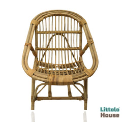 Cane Stylish Arm Rest Chair | Cane | Natural Wood