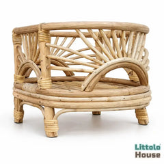 Sunbeam Boho Basket | Cane | Natural Wood