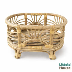 Sunbeam Boho Basket | Cane | Natural Wood