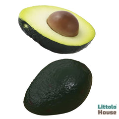 Artificial Avocado Fruit Set of 2 D036 | Decorative Add-ons | Yellow Green