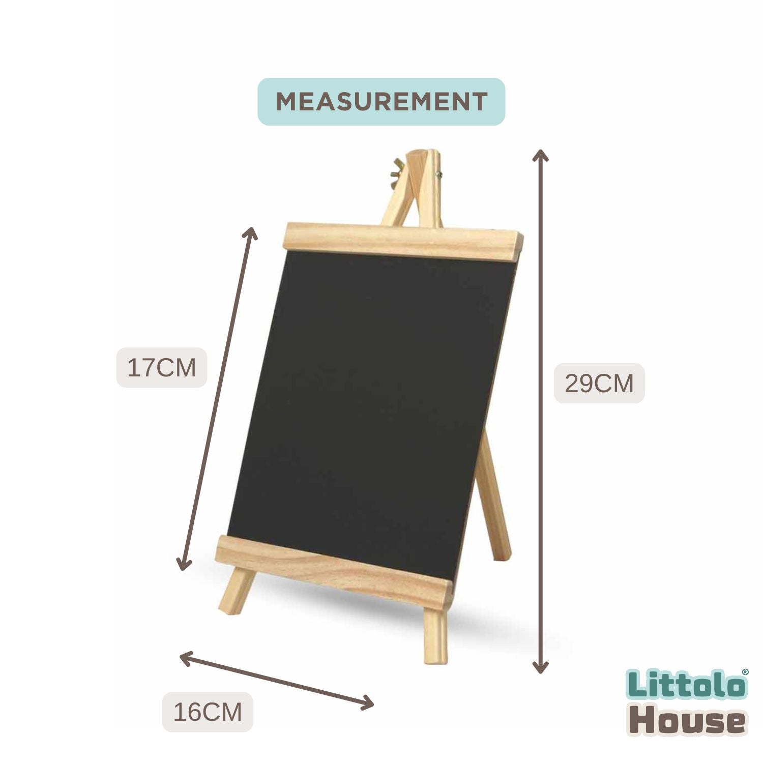 Board Chalkboard Medium D043 | Decorative Add-ons | Black