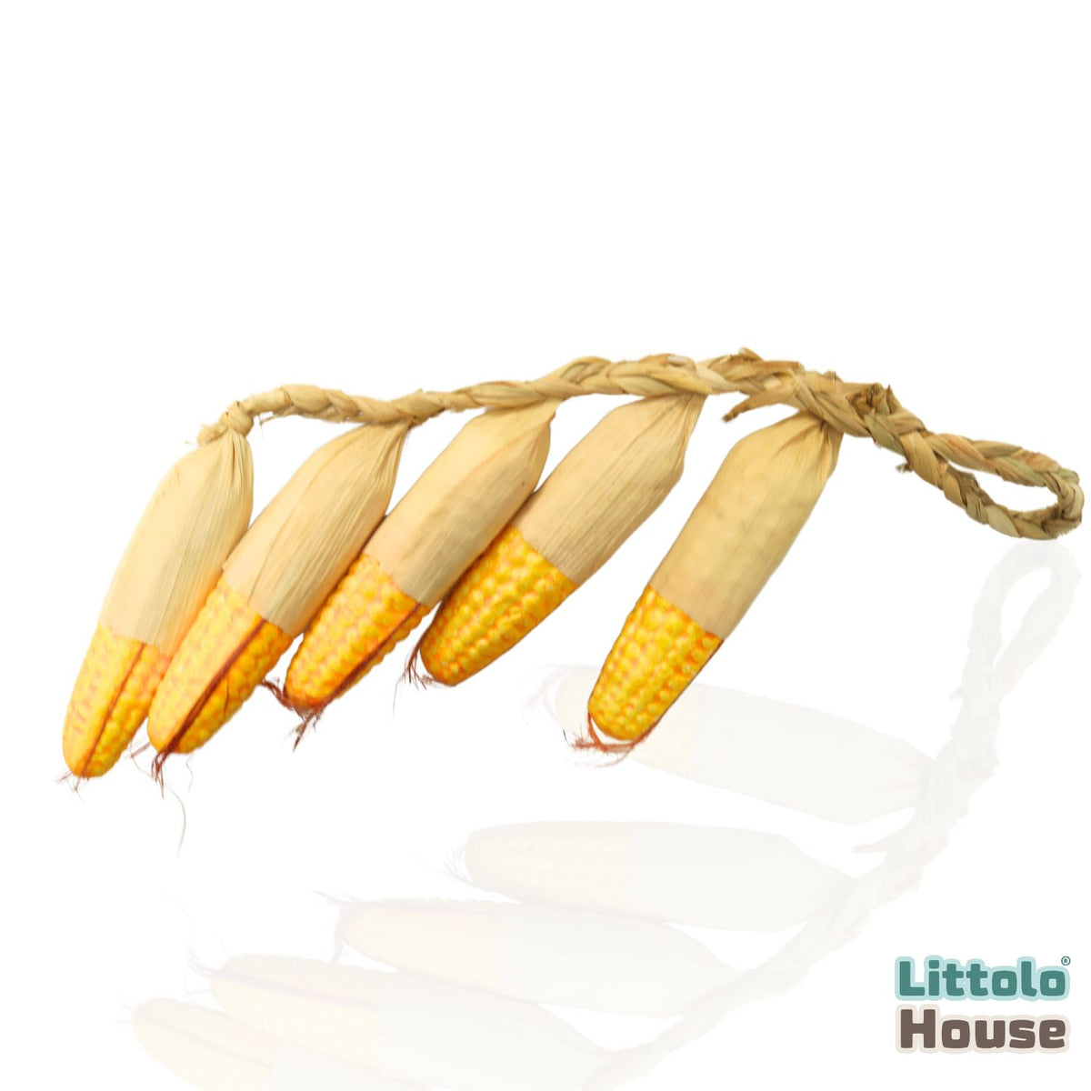 Artificial Sweet Corn String D045 | Decorative Add-ons | Sunshine Yellow