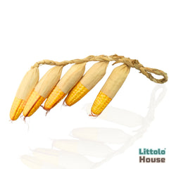 Artificial Sweet Corn String D045 | Decorative Add-ons | Sunshine Yellow