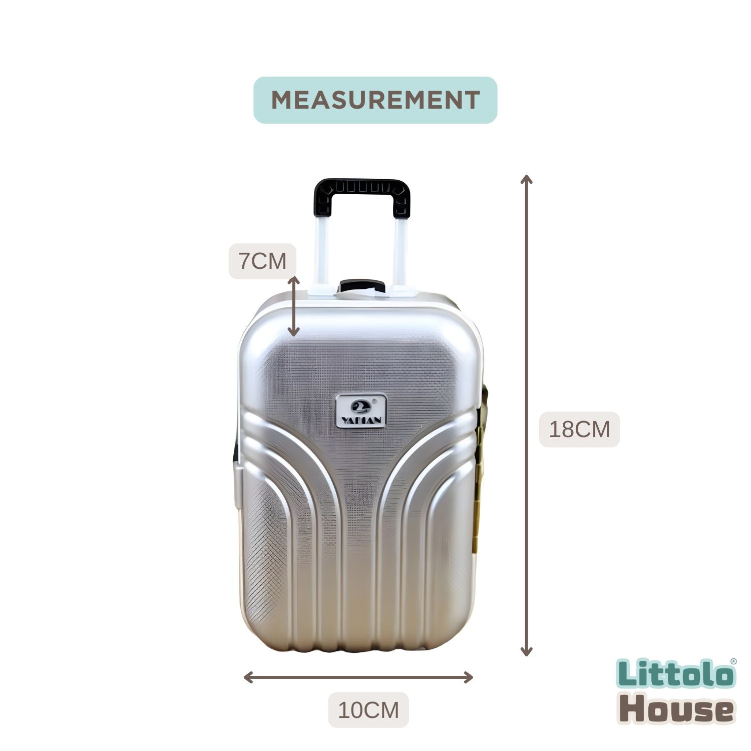 Baby Suitcase | Silver