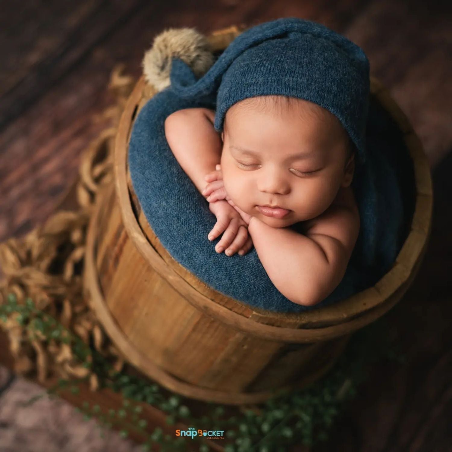 Baby sleeping with hat on deals