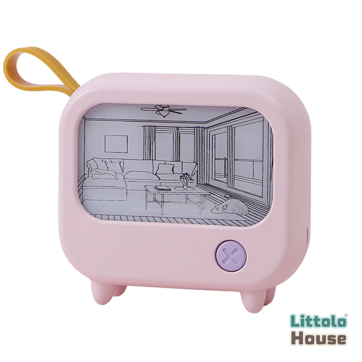 Accent TV Style Lamp  | Decorative Add-ons | Pink