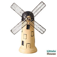 Dutch windmill Decorative Addons D105 | Pack of 1 | Cream