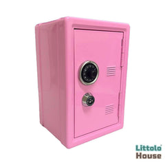 Bath Spa Theme Piggy Bank Mini Safe Locker D106 | Pack of 1 | Baby Pink