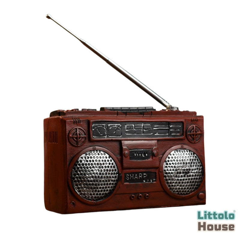 Retro Creative Nostalgic Radio D107 | Pack of 1 | Brown