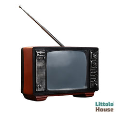 Retro Creative Nostalgic TV D108 | Pack of 1 | Brown