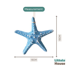 Mediterranean Beach Starfish D127 | Pack of 3 | Blue