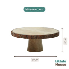 Cake stand | Wooden Tableware | Natural Wood