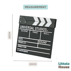 Fake Clapper Board D152 | Pack of 1 | Black