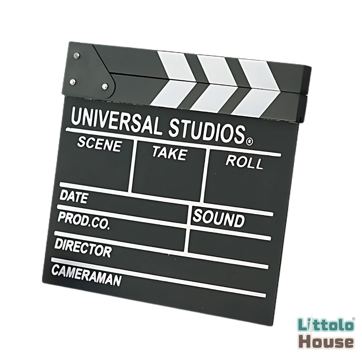 Fake Clapper Board D152 | Pack of 1 | Black