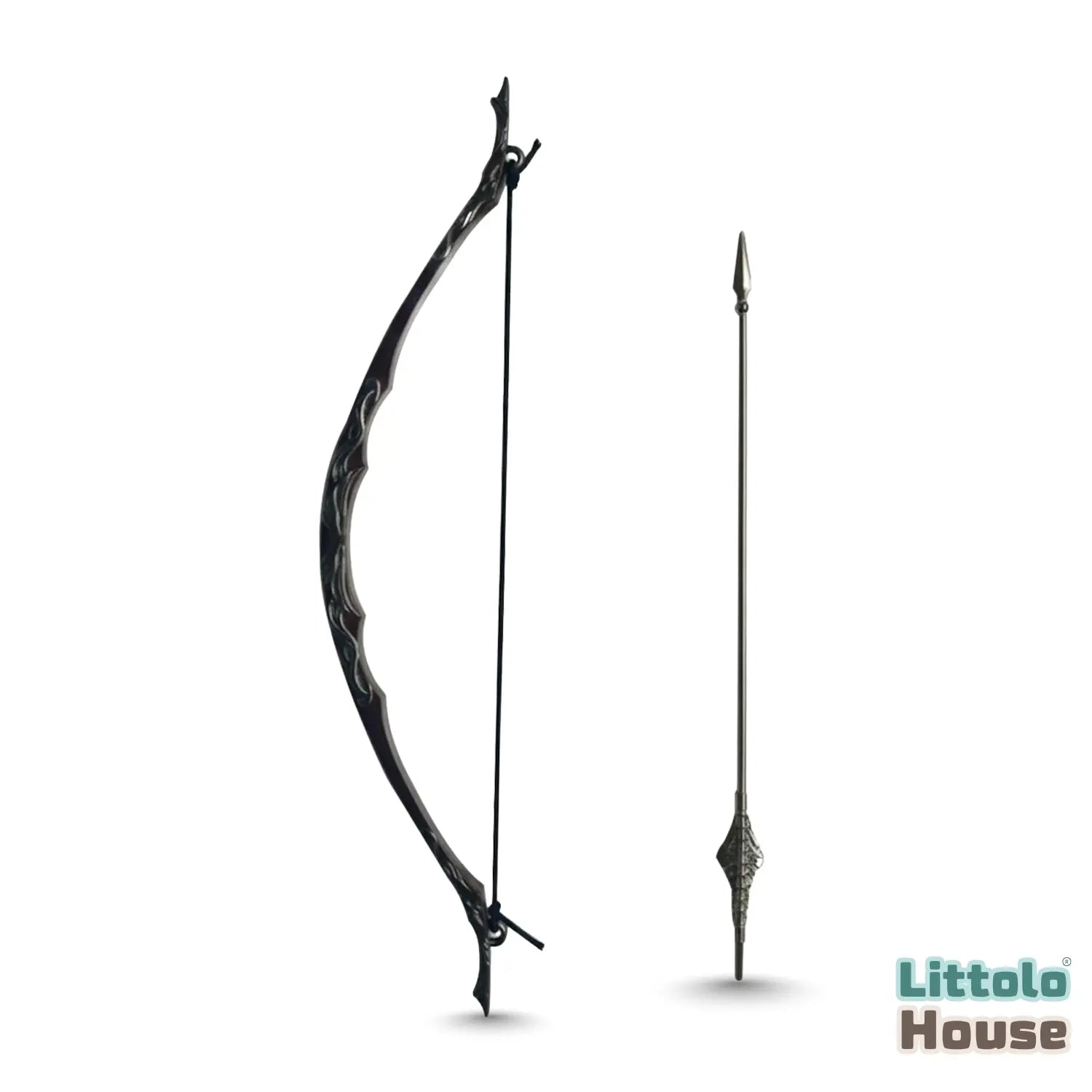 Mini Royal Warrior Metal Bow & Arrow D175 | Burgundy