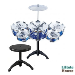 Rockstar Jazz Drum Musical Set D193 | Pack of 1 | Blue