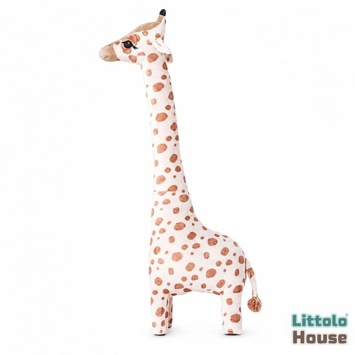 Premium Plush Giraffe Nursery Toy D203 | Pack of 1 | White Brown