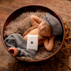 Baby Laptop | Miniature | Silver