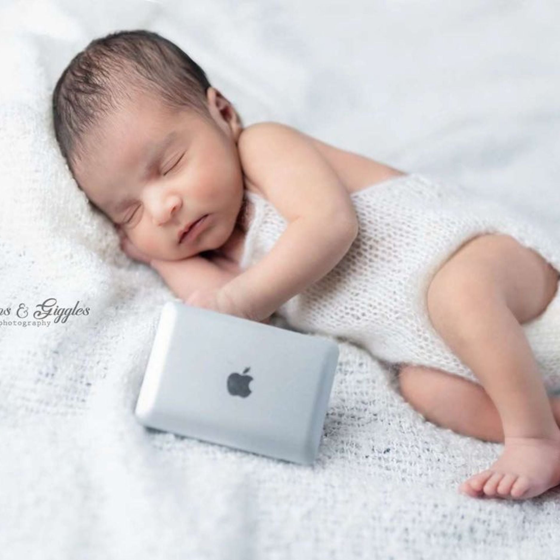 Baby Laptop | Miniature | White