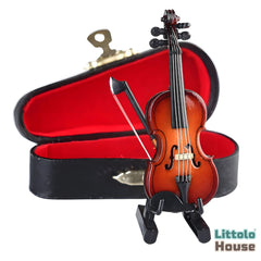 Baby Violin Instrument | Miniature | Red