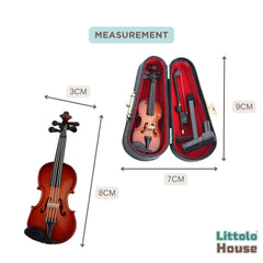 Baby Violin Instrument | Miniature | Red