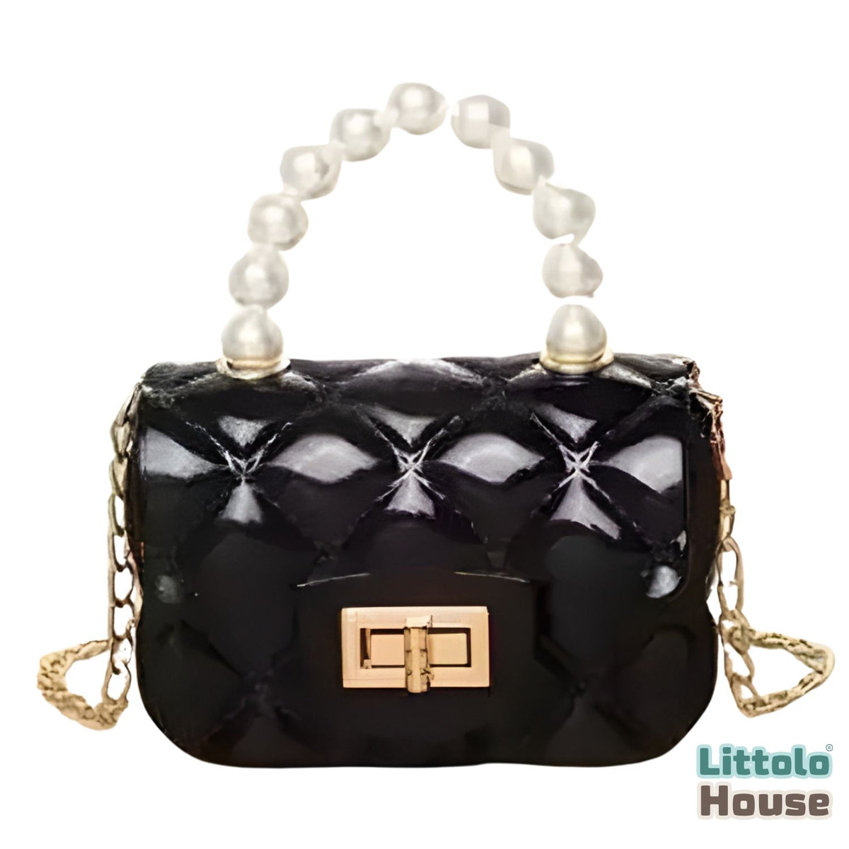 Pearl Mini Sling Bag | Black