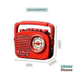 Retro Creative Nostalgic Radio N20 | Pack of 1 | Red