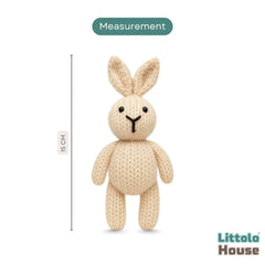 Crochet Bunny Teddy Toy TY181 | Pack of 1 | Beige
