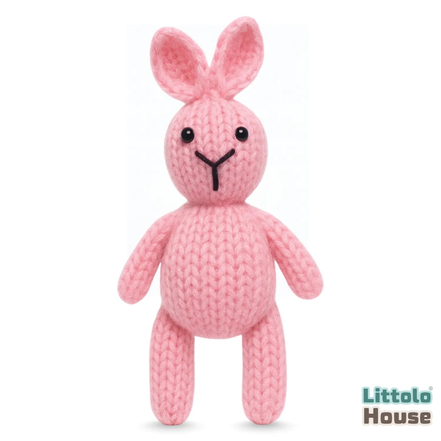 Crochet Bunny Teddy Toy TY181 | Pack of 1 | Pink