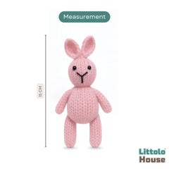 Crochet Bunny Teddy Toy TY181 | Pack of 1 | Pink