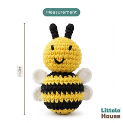 Crochet Bumble Bee Soft Toy TY185 | Pack of 1 | Yellow