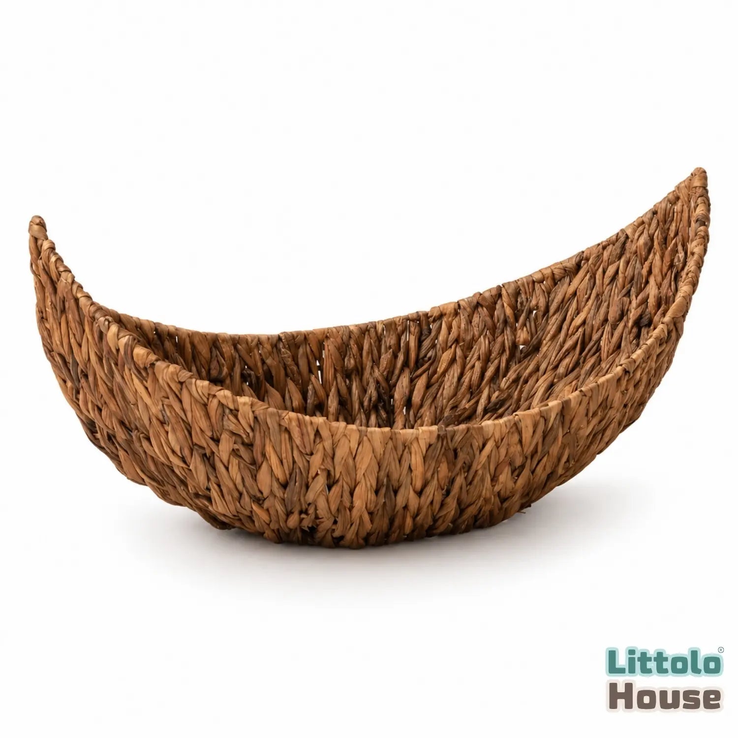Natural Rattan Boat Basket | Unique | Natural