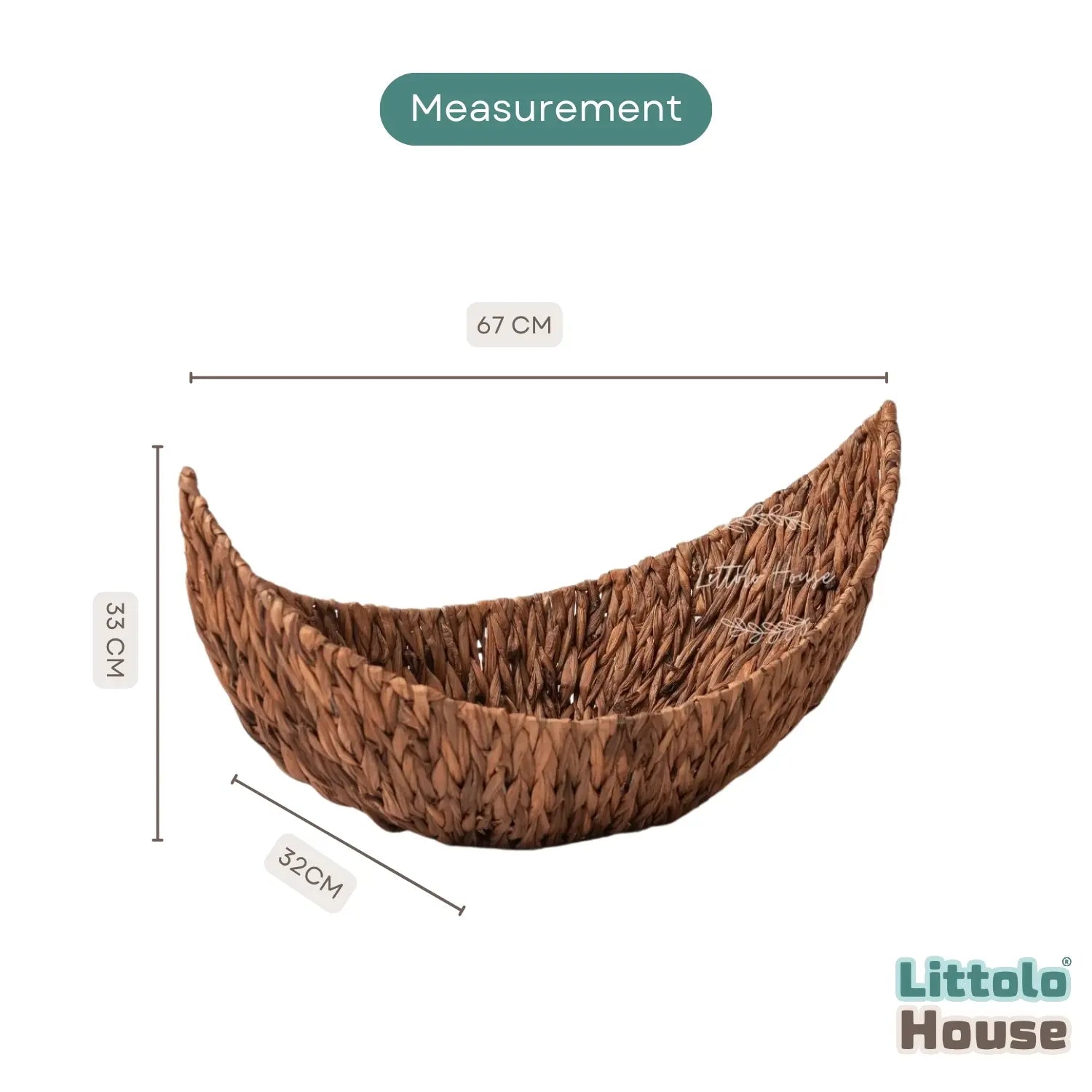 Natural Rattan Boat Basket | Unique | Natural