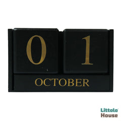 Baby Milestone Blocks | Wooden | Black