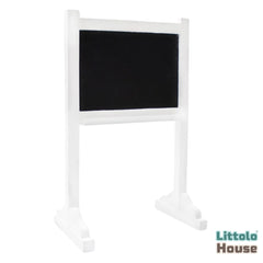 Standing Chalkboard | Wooden Decorative | White (Self Carry Only)