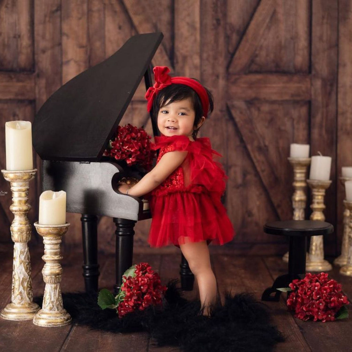 Royal Baby Piano | Wooden Decorative | Black