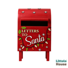 Santa's Special Mailbox | Wooden Decorative | Red