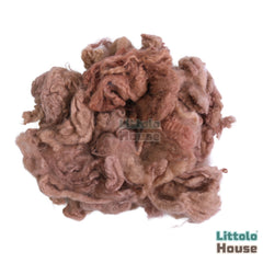 Natural Fluffy Wool Stuffer Layer L027 | 100GM | Burnt Orange