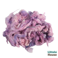 Natural Fluffy Wool Stuffer Layer L027 | 100GM | Lavender Shades