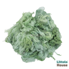 Natural Fluffy Wool Stuffer Layer L027 | 100GM | Sage Green Shades